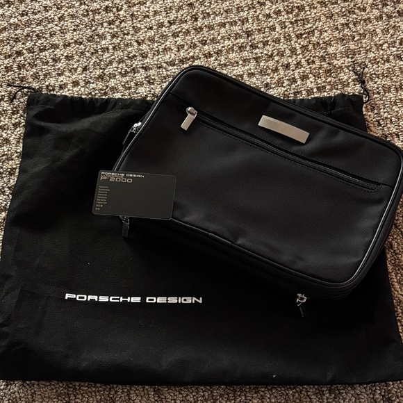 Porsche Design Black Laptop Bag - Picture 1 of 8